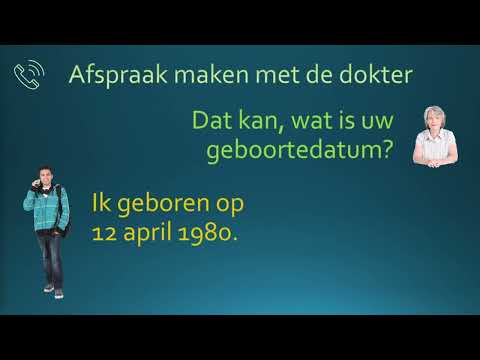 Afspraak maken met de dokter #nederlandsleren #nt2 #learndutch
