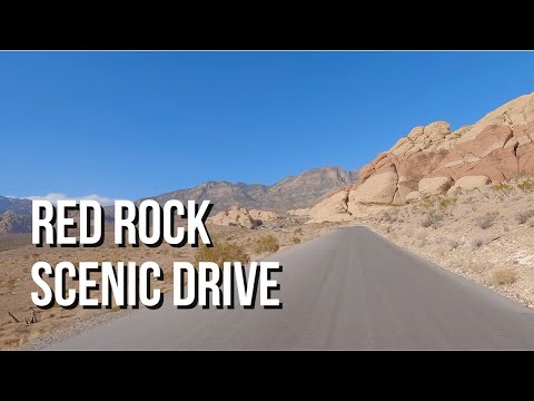 [4K] Red Rock Canyon - Scenic Drive