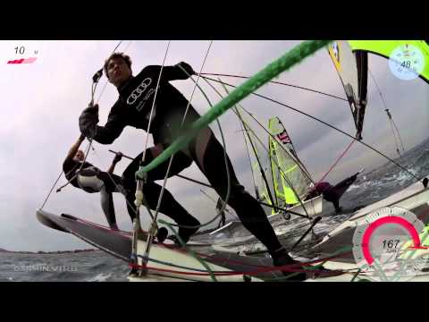 Typical heartrates of 49er sailors