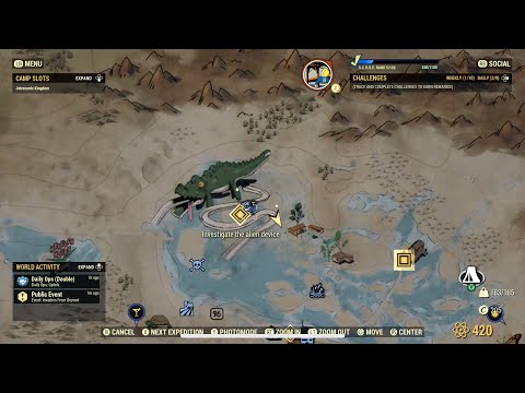 Fallout 76 25th Anniversary Day 32 - Aliens Invade Virginia