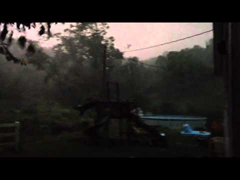 Derecho June 29, 2012 - Buffalo WV - Heart of the storm
