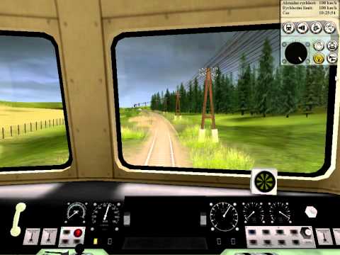 Jaroměř - Česká Skalice v Trainz 2004