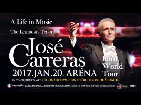 José Carreras 2017 - José Carreras Koncert: 2017 Január 20. ARÉNA