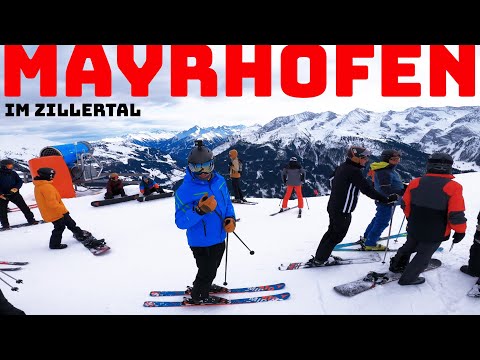 Skiing In The Ski Area Mayrhofen - Zillertal