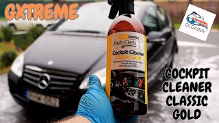 GXtreme Cockpit Cleaner Classic Gold (műanyag tisztító és ápoló) teszt - HU