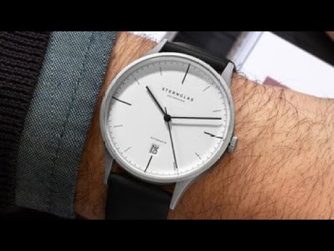STERNGLAS Asthet — The ultra-slim Bauhaus automatic watch
