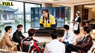 عاملة توصيل مسكينة طردها حبيبها…3إخوة رؤساء تنفيذيين يرونها على التلفاز—ينقذونها ويدللونها بلا حدود!