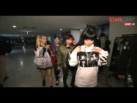 140227 2NE1 AON Live Rehearsal Short Cut: 2NE1 heading to rehearsal venue
