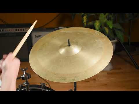 18" Paiste Stanople 1960s Crash Cymbal 1158g *Video Demo* image 9