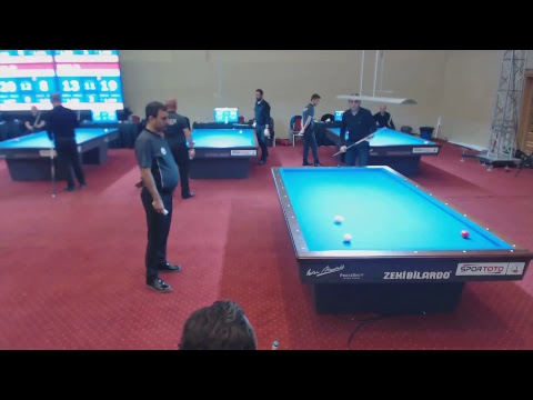 SAVAŞ BULUT & EMRAH YANAR Bilardo Maçı - 2018 - TÜRKİYE 1.LİGİ-Son 16