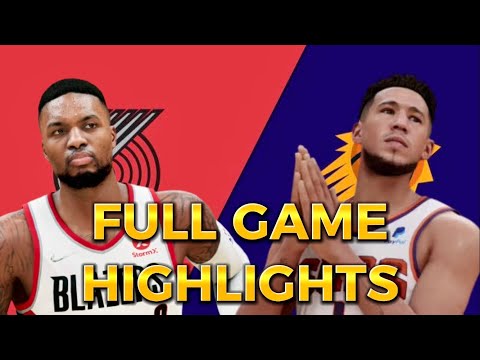 Phoenix Suns vs Portland Trail Blazers Game Highlights🔥 | NBA2K23 Mobile Gameplay | ABE Gaming
