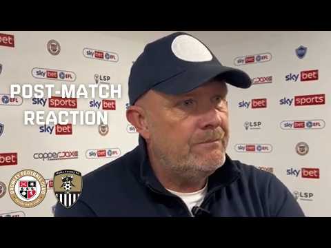 Andy Woodman after our draw against Notts County