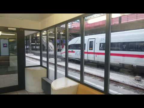 Inter  City Express ICE Wartesaal Basel Bahnhof SBB SNCF Deutsche Bahn
