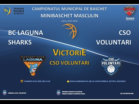 Victorie CSO Voluntari in BC Laguna Sharks - CSO Voluntari (U12 team, 26.01.2020 HD Version)