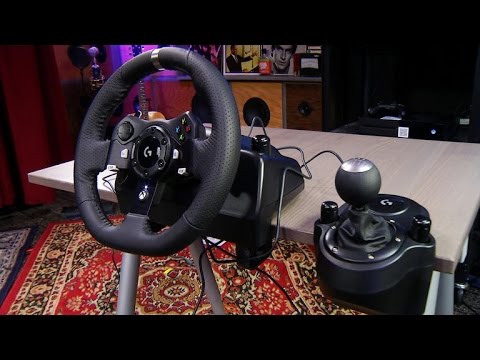 Logitech's G920 Driving Force racing wheel offers the ultimate in high-octane simulation