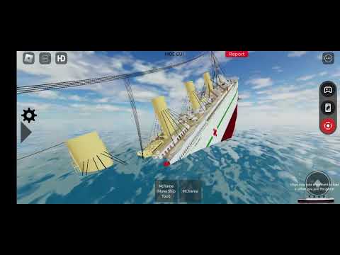 H.M.H.S britannic sinking