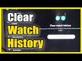 How to Delete Watch History & Search History on Youtube App on TV (Easy Method)