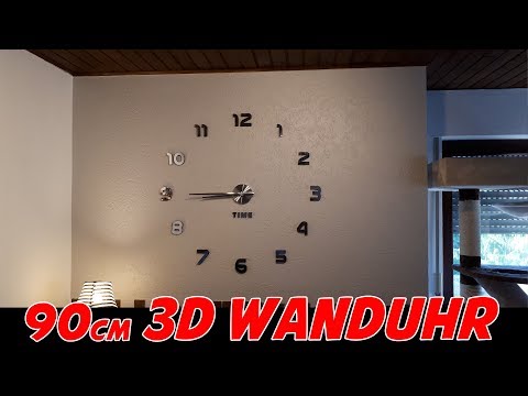 3D WANDUHR / 100cm DURCHMESSER für 20 EURO [Vorstellung]