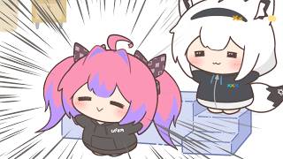 【手描き】ヴィヴィに魅了されてしまったフブちゃん【白上フブキ/綺々羅々ヴィヴィ/ホロライブ】