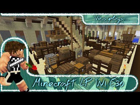 Minecraft LP Amplified! E30: Anno 1404 Warehouse + Shipyard Beginnings [1080p]