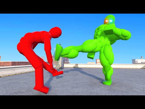 FIGHTING Ragdolls as the Boss - Overgrowth Mods Gameplay