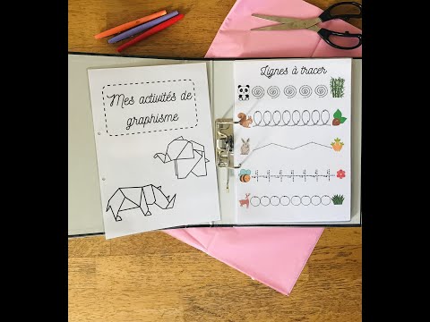 Cahier de graphisme pour enfant