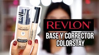 PROBANDO LAS DOS BASES DE REVLON COLORSTAY DE PIEL GRASA Y SECA🤔 | Carol Chang