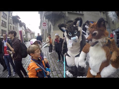 Swissfurs Public Fursuiting Fun in Bern 10/2022