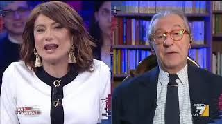 Vittorio Feltri contro Vladimir Luxuria: &quot;Battuta schifosa ma piantala di fare la stupida!&quot;