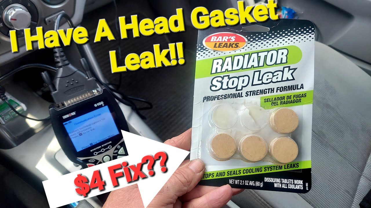 Bar's Leaks Radiator Stop Leak Tablets...I was Like... WOW!