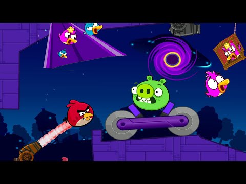 Angry Birds Collection Hacked 4 - RESCUE TEAM BIRDS IN SPACE BY FORCING PIGGIES TO ELECTRIC SHOCKER!