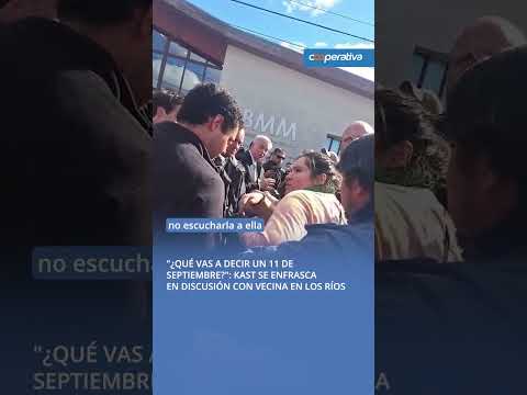 "¿Qué vas a decir un 11 de septiembre?": Kast se enfrascó en una discusión con vecina en Los Ríos