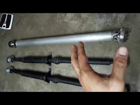 Comparing stock Hellcat driveshaft to Redeye/Demon drive shaft