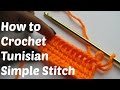 How To Crochet - Tunisian Simple Stitch (TSS ...