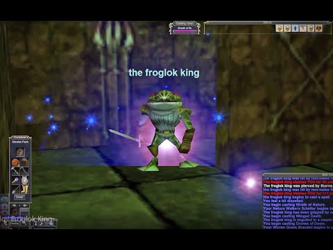 Druid Solos Froglok King, Lower Guk, Project 1999 EverQuest