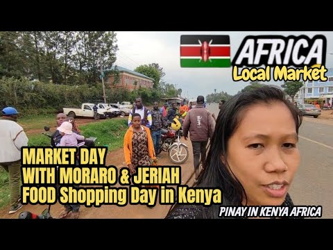 MARKET DAY WITH MORARO & JERIAH 🛒| FOOD Shopping in Kenya 🇰🇪 #pinayinkenyaafrica #kenya #marketvlog 
