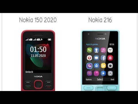 Comparison between NOKIA 150 2020 and NOKIA 216 |MEMON TECH music from feslianStudios.com|