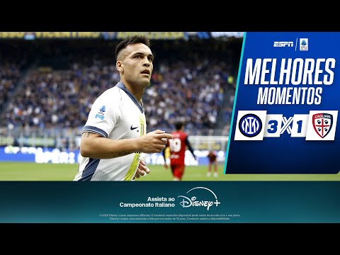 Gols e lances de Internazionale x Cagliari