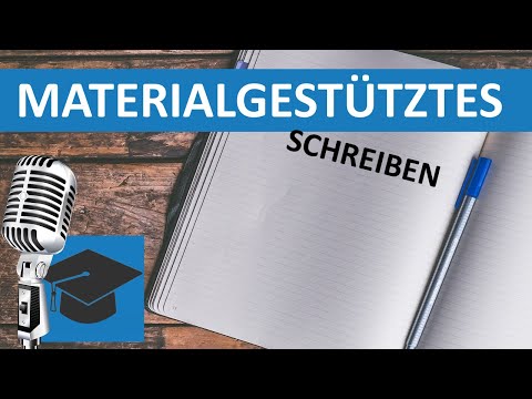 Materialgestütztes Schreiben - wie geht das? + Beispiel│LernenLeicht Deutsch