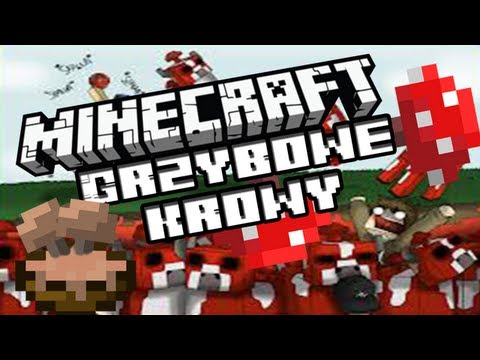 Minecraft: Grzybowe krowy (Mooshrooms)