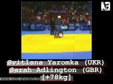 Judo 2008 Zagreb: Yaromka (UKR) - Adlington (GBR) [+78kg]