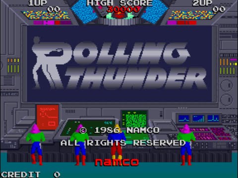 Rolling Thunder Review for the Arcade by John Gage