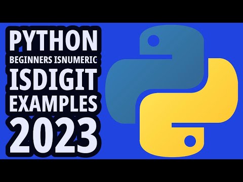 Python Programming Beginners Isdigit Isnumeric Method 2023