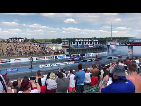 SantaPod Fire Force 5 Jet Funny Car USC 2018