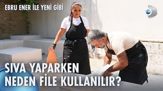Sıva ile kaplanan malzemeler neden file ile örtülüyor? | Ebru Ener ile