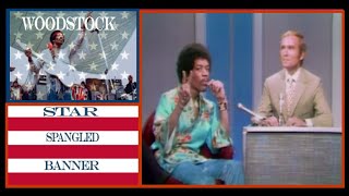 Jimi Hendrix-Woodstock &#39; Star Spangled Banner &#39; Dick Cavett Show Intro Celebrating Black History
