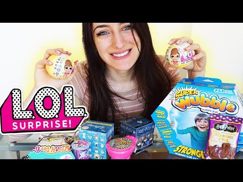 APRO LOL SURPRISE SERIE 3, NUOVI SLIME, SQUISHY, HARRY POTTER UNBOXING E SHOPPING! ANITA STORIES