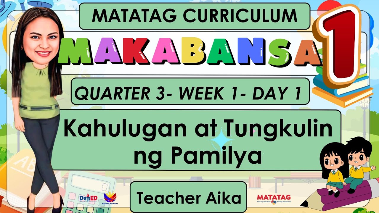 MAKABANSA 1 QUARTER 3 WEEK 1 DAY 1 | Wastong Pakikipag-ugnayan sa Kapuwa | MATATAG CURRICULUM