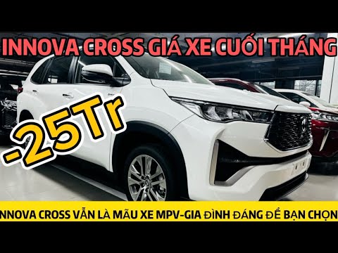 ✅ Toyota Innova Cross Khuyến Mãi Cuối Tháng  Chi Tiết Lăn Bánh- Innova Cross Vẫn Là Mẫu Xe Đáng Chọn