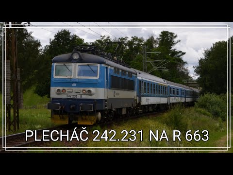 ČD 242.231 - R 663 „Rožmberk“ - Odb. Kanclov - 7.7.2020
